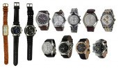 12 MEN'S WATCHES, ORVIS, POLO,