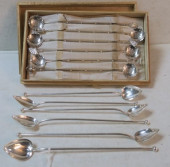 12 MID-CENTURY STERLING SILVER