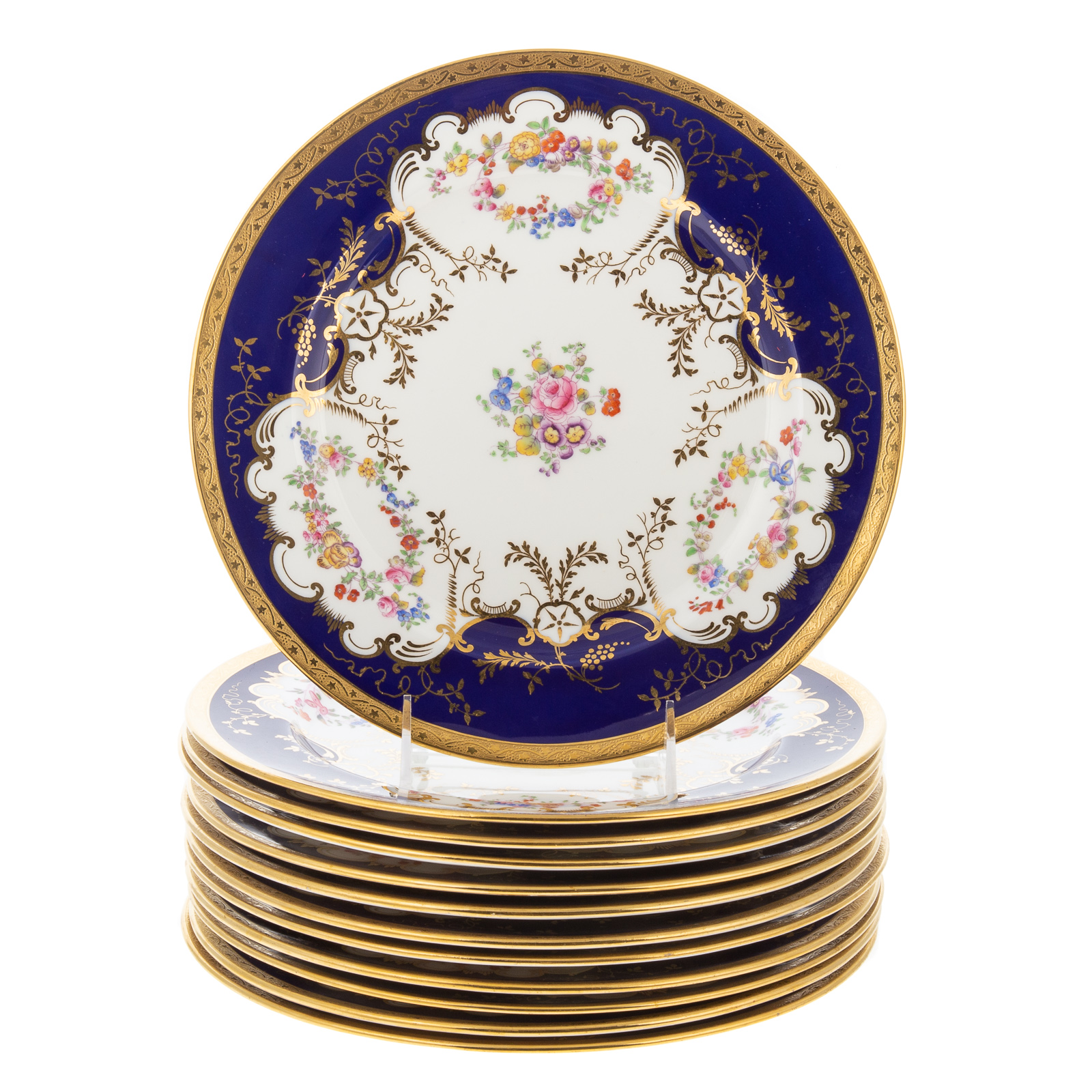 12 MINTON CHINA CABINET PLATES