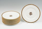 12 MINTON ''GOLD CROCUS'' DINN