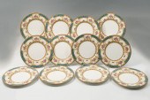 12 MINTON HAND-PAINTED PORCELI