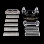 12 MISC. GLASS TABLE ARTICLES,