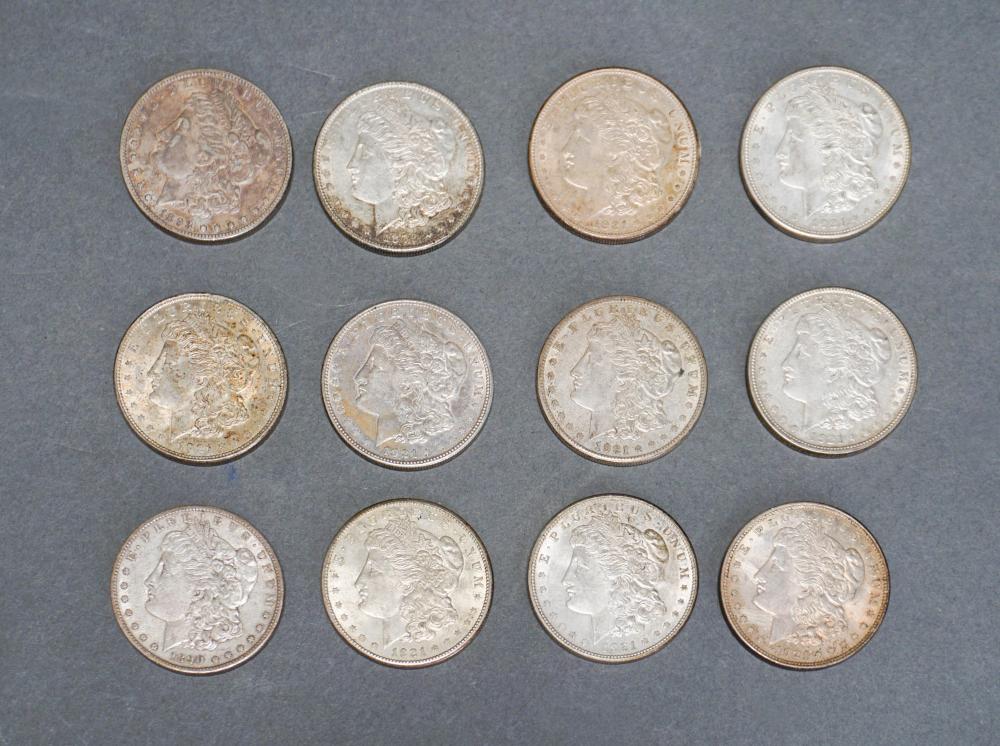 12 MORGAN TYPE SILVER DOLLARS12