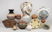 (12) Native American pottery p