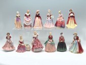 12 PARAGON PORCELAIN LADY FIGU