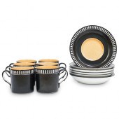 (12 PC) ADDERLEYS PORCELAIN TE