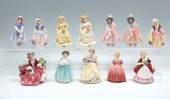 12 PC ASSORTED ROYAL DOULTON F