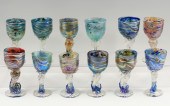12 PC. AUSTRALIAN ART GLASS WA