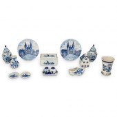 (12 PC) BLUE DELFT PORCELAIN G