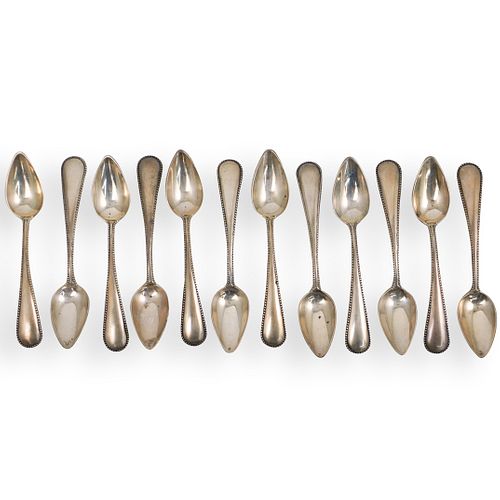 (12 PC) DUTCH STERLING SILVER