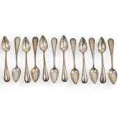 (12 PC) DUTCH STERLING SILVER
