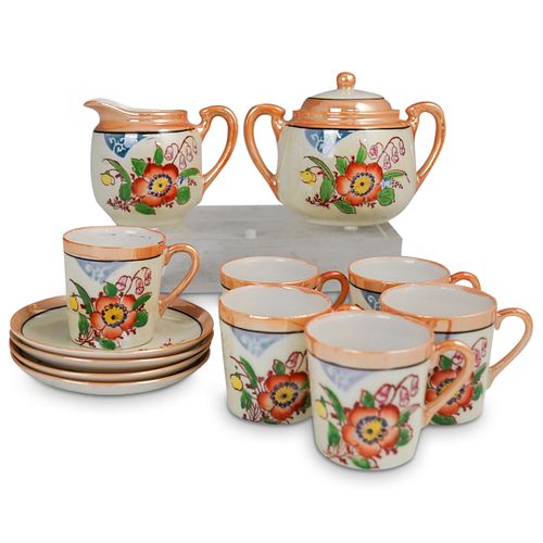 (12 PC) JAPANESE PAINTED