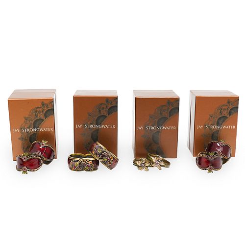 (12 PC) JAY STRONGWATER ENAMLED