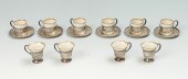 12 PC. LENNOX DEMITASSE CUPS &