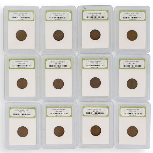 (12 PC) LINCOLN CENT LOT
