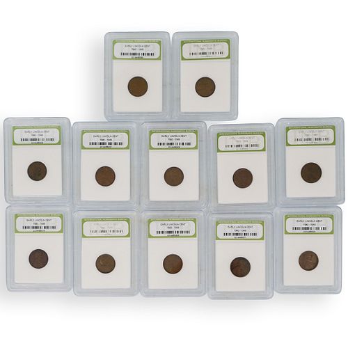 (12 PC) LINCOLN CENT LOT