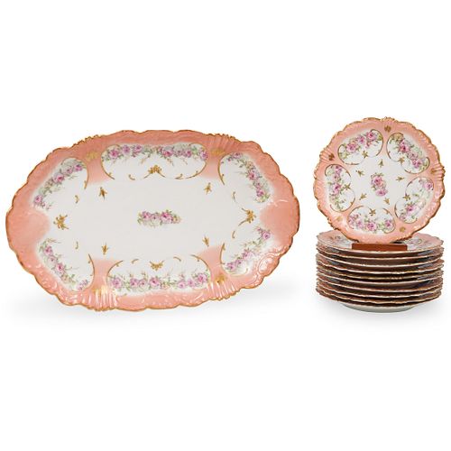 (12 PC) LS&S LIMOGES VINTAGE