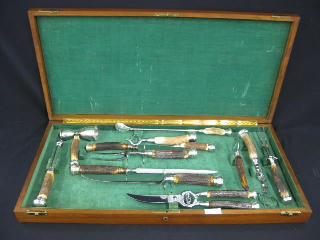 12 pc. Stag Handle & Sterling