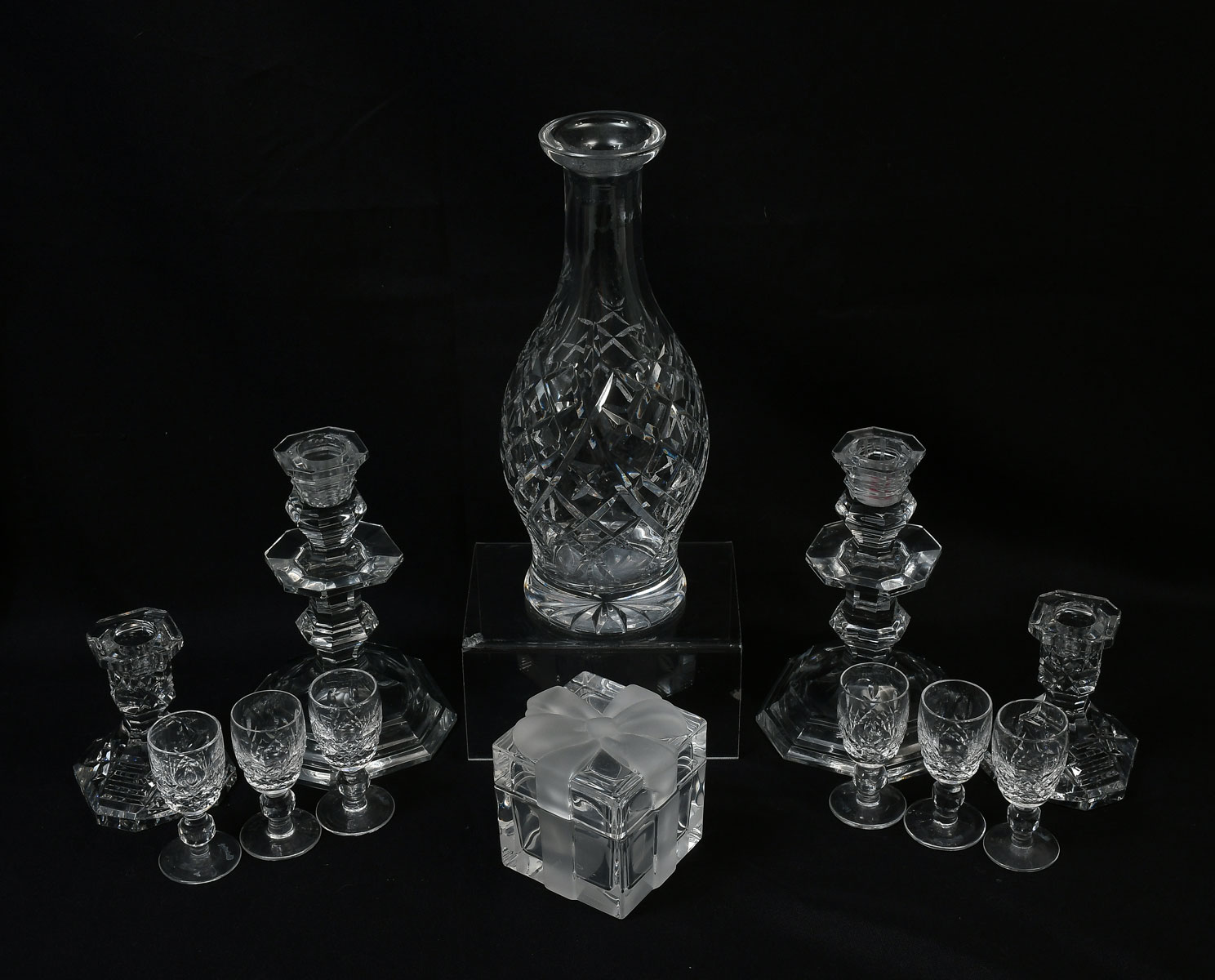 12 PC. TIFFANY, BACCARAT &