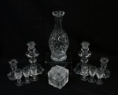 12 PC. TIFFANY, BACCARAT & WAT
