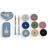 (12 PC) WEDGWOOD JASPERWARE GR