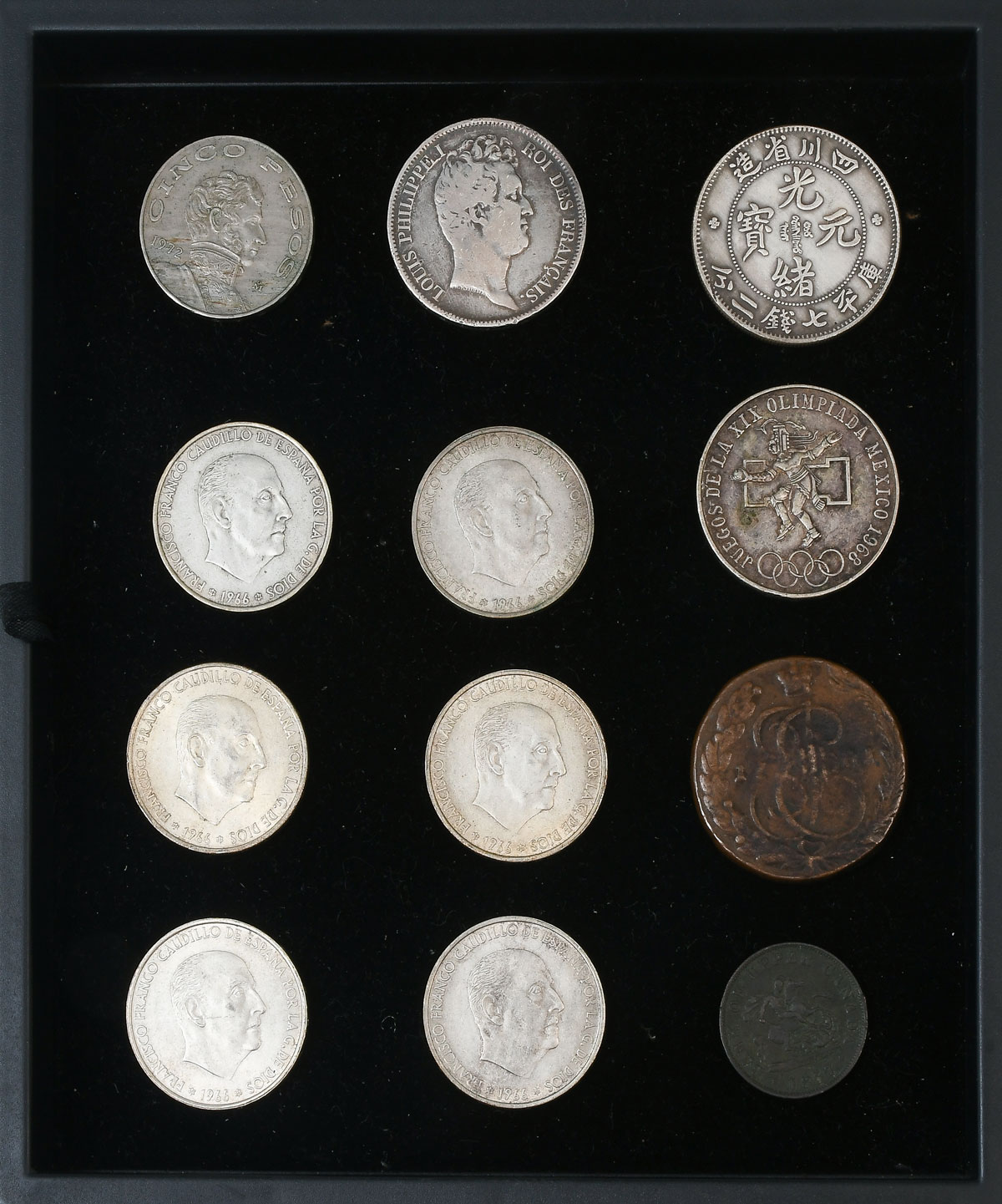 12 PC. WORLDLY COIN COLLECTION: