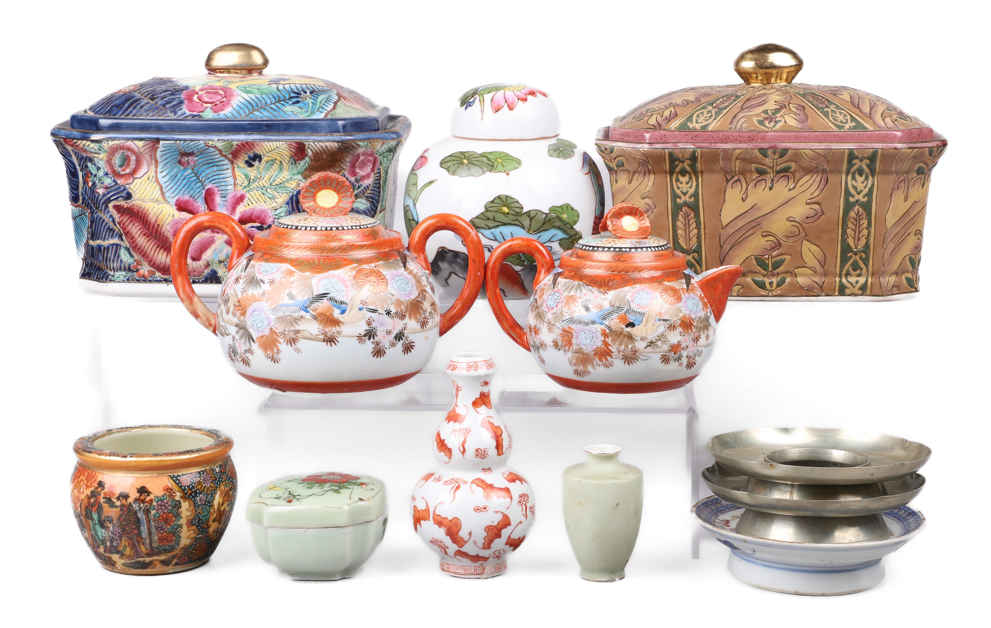 (12) Pcs Asian porcelain &