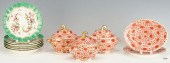 12 PCS. ENGLISH 19TH C. PORCEL