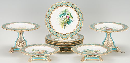 12 PCS. ENGLISH ROCOCO STYLE