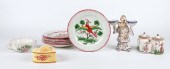 (12) Pcs French Faience earthe