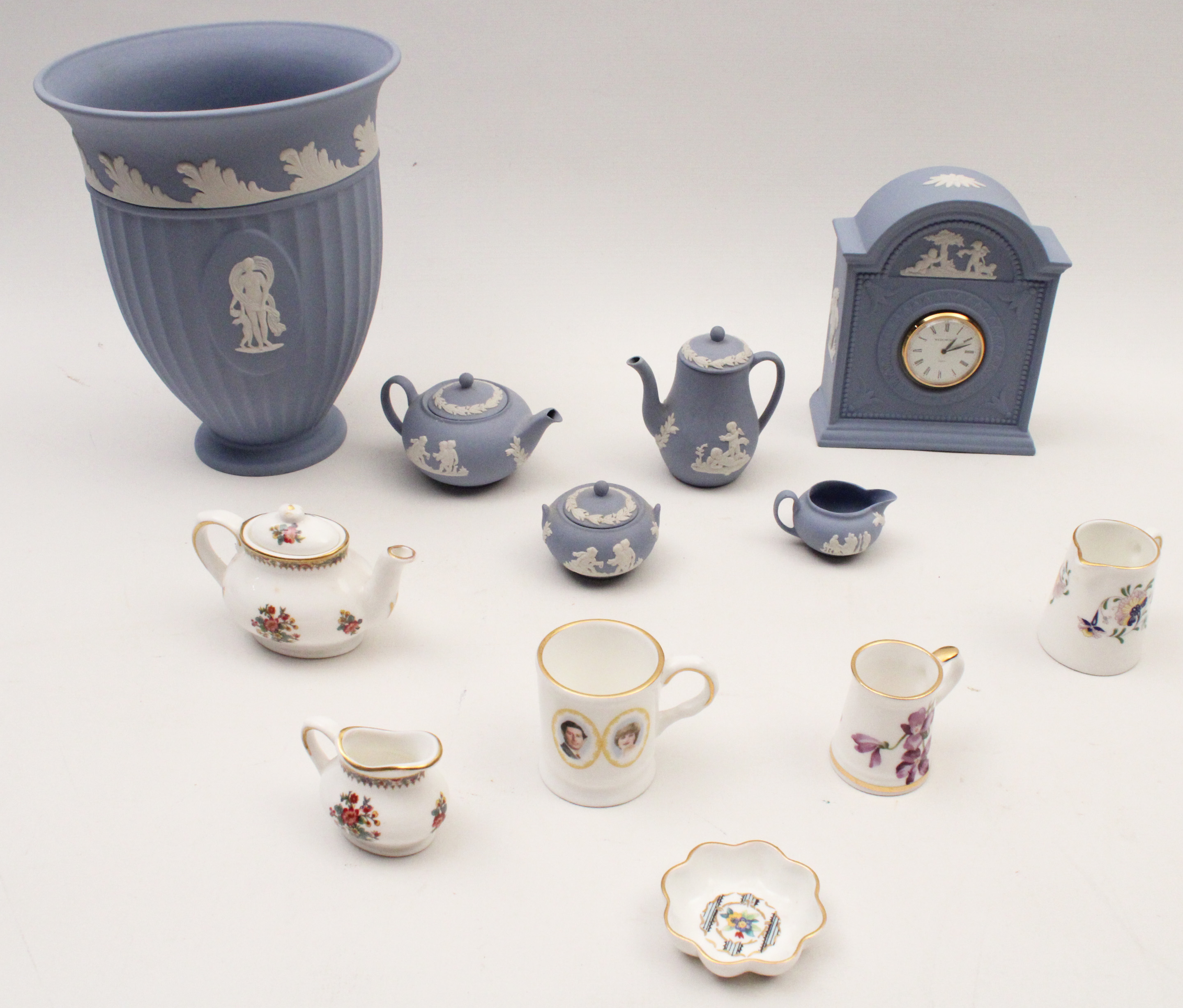 12 PCS. OF BLUE WEDGEWOOD AND