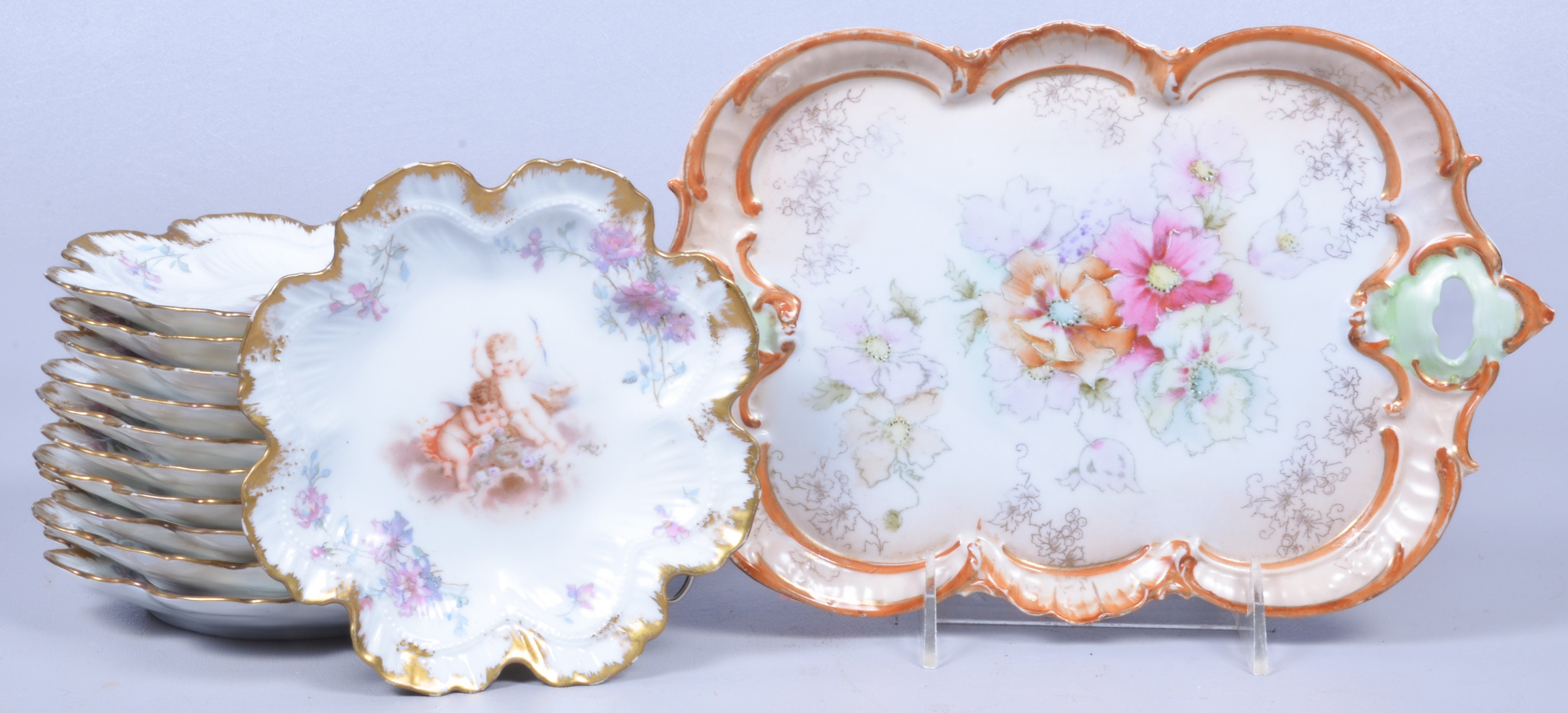 (12) Pcs porcelain, c/o (11) D&C