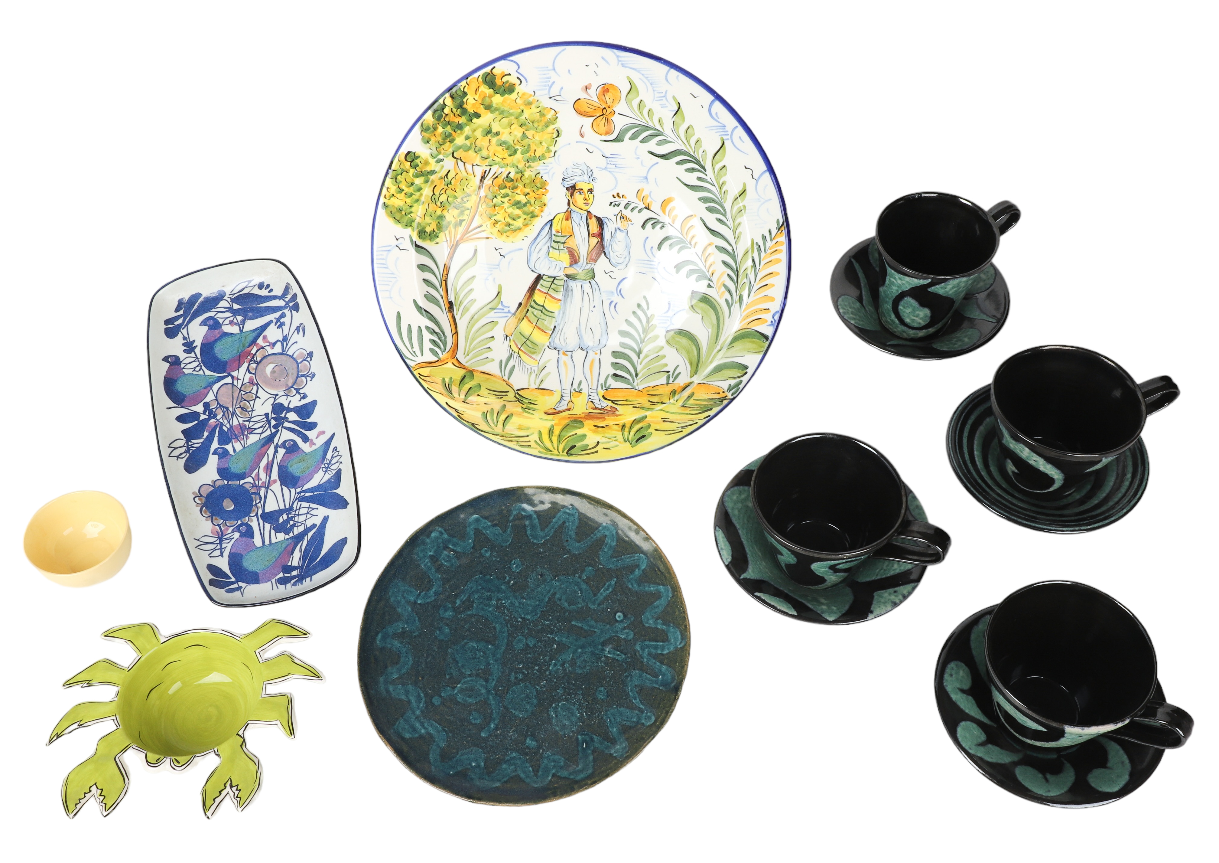 (12) Pcs pottery, c/o Royal