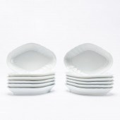 12 PCS RICHARD GINORI WHITE PO