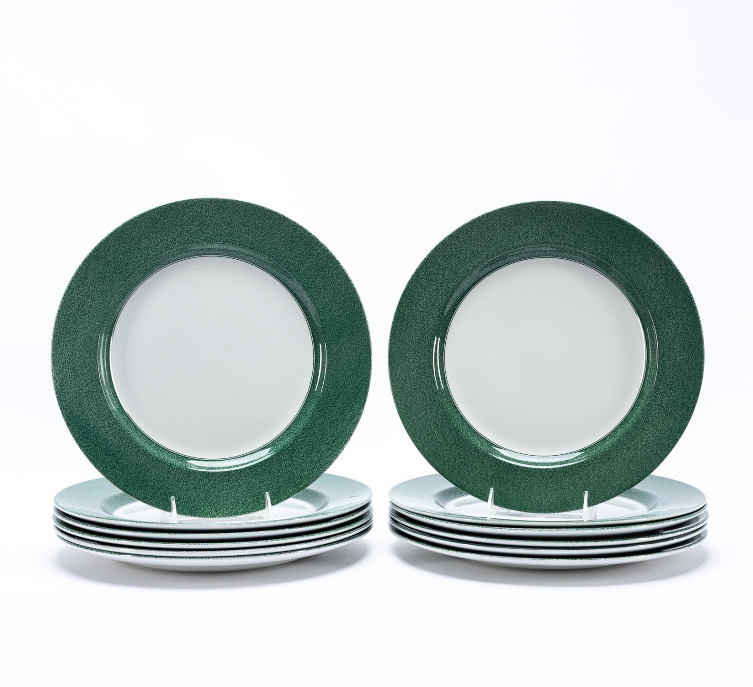 12 PCS, SPODE VERMICELLI GREEN