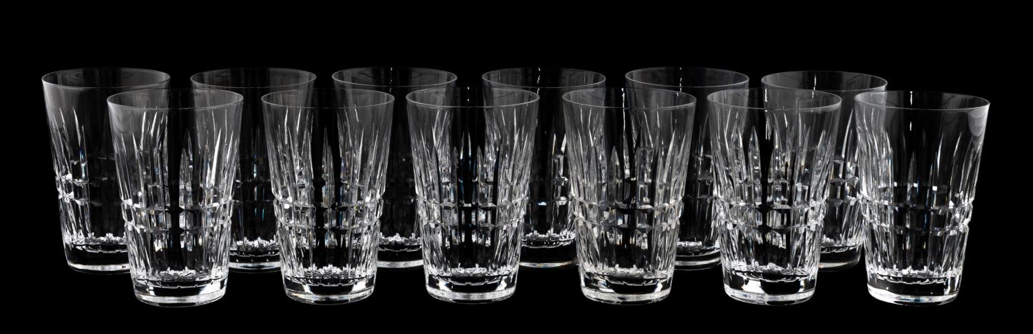 12 PCS, WATERFORD CRYSTAL,