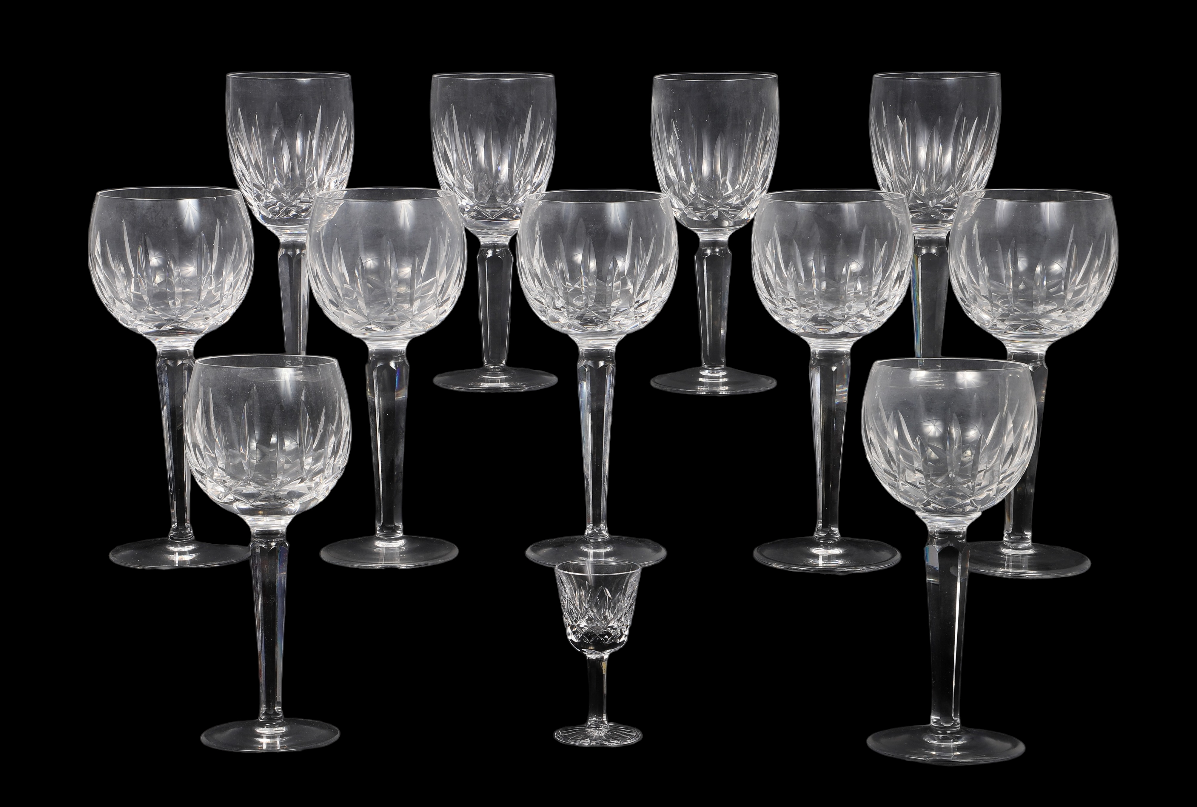 (12) Pcs Waterford crystal