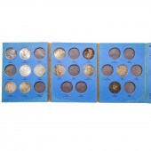 12 PEACE DOLLARS IN WHITMAN FO