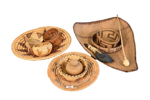 12 PIECE GROUP OF BASKETS12 Piece