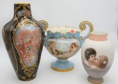 12 PIECE HAND PAINTED PORCELAI