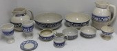 12 PIECE LOT OF DEDHAM POTTERY