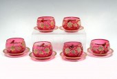 12 PIECE MOSER FINGER BOWLS: 6