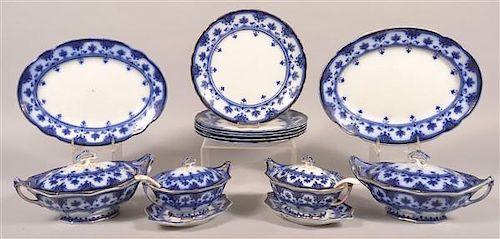 12 PIECE SET OF "DUDLEY" PATTERN