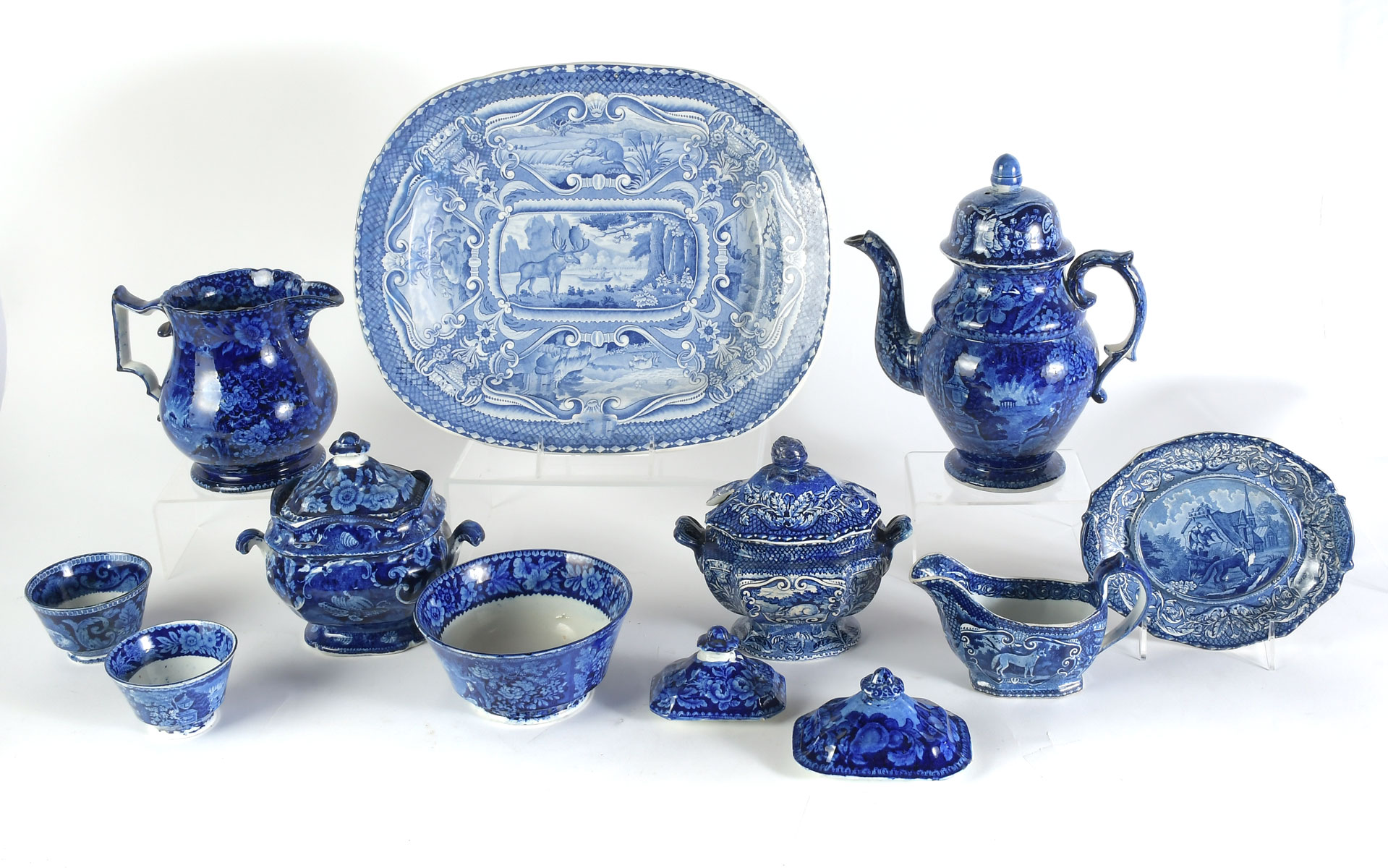 12 PIECE STAFFORDSHIRE