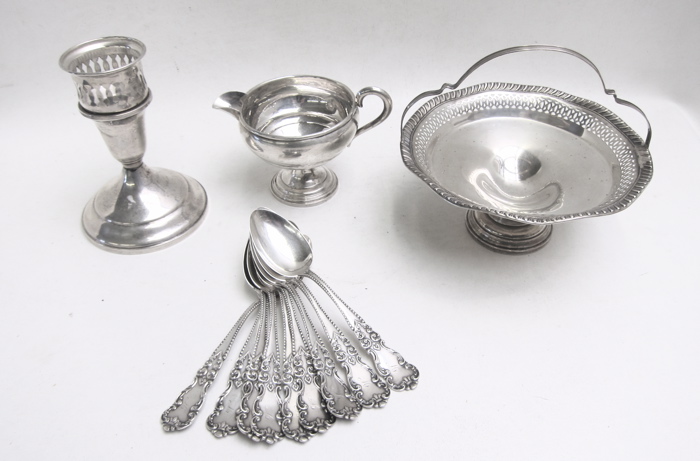 12 PIECES AMERICAN STERLING
