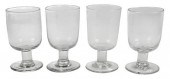 12 PIECES GEORGIAN GLASS STEMW