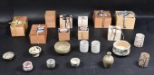 12 PIECES JAPANESE WHITE GLAZE