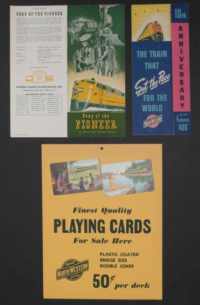 12 PIECES OF CHICAGO NORTHWESTERN