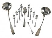 12 PIECES VIRGINIA COIN SILVER