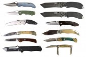 (12) POCKET KNIVES HAWKE, INDI